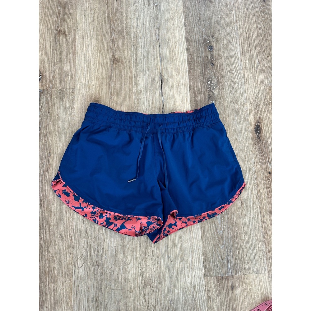 Lululemon Choose A Side Short 3" Efflorescent Dark Canyon Onyx Blue Size 10 - Picture 7 of 9